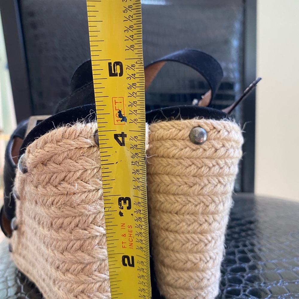 EUC Madeline Stuart espadrille wedge heel sandals - Picture 12 of 15